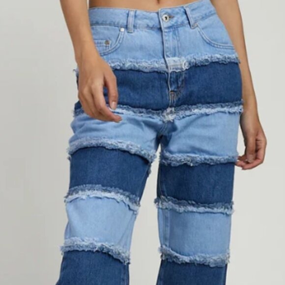 Ragged Priest Two Tone Panel Jeans // Size 34 // rare find - Picture 2 of 8